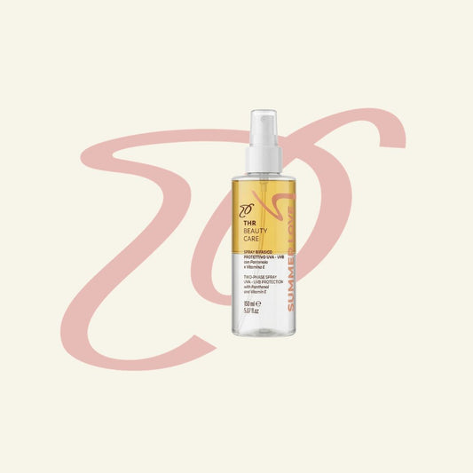 Summer Love Spray Bifasico - Spray Districante Riparatore con Pantenolo, Vitamina E e SPF